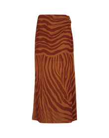 Amira Detail Long Skirt - Sundown XS