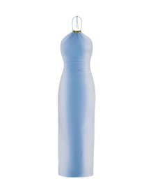 Dayton Halter Midi Dress - Blue Moon XS