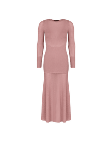 Knit Liz Long Dress - Light Sweet Heart XS