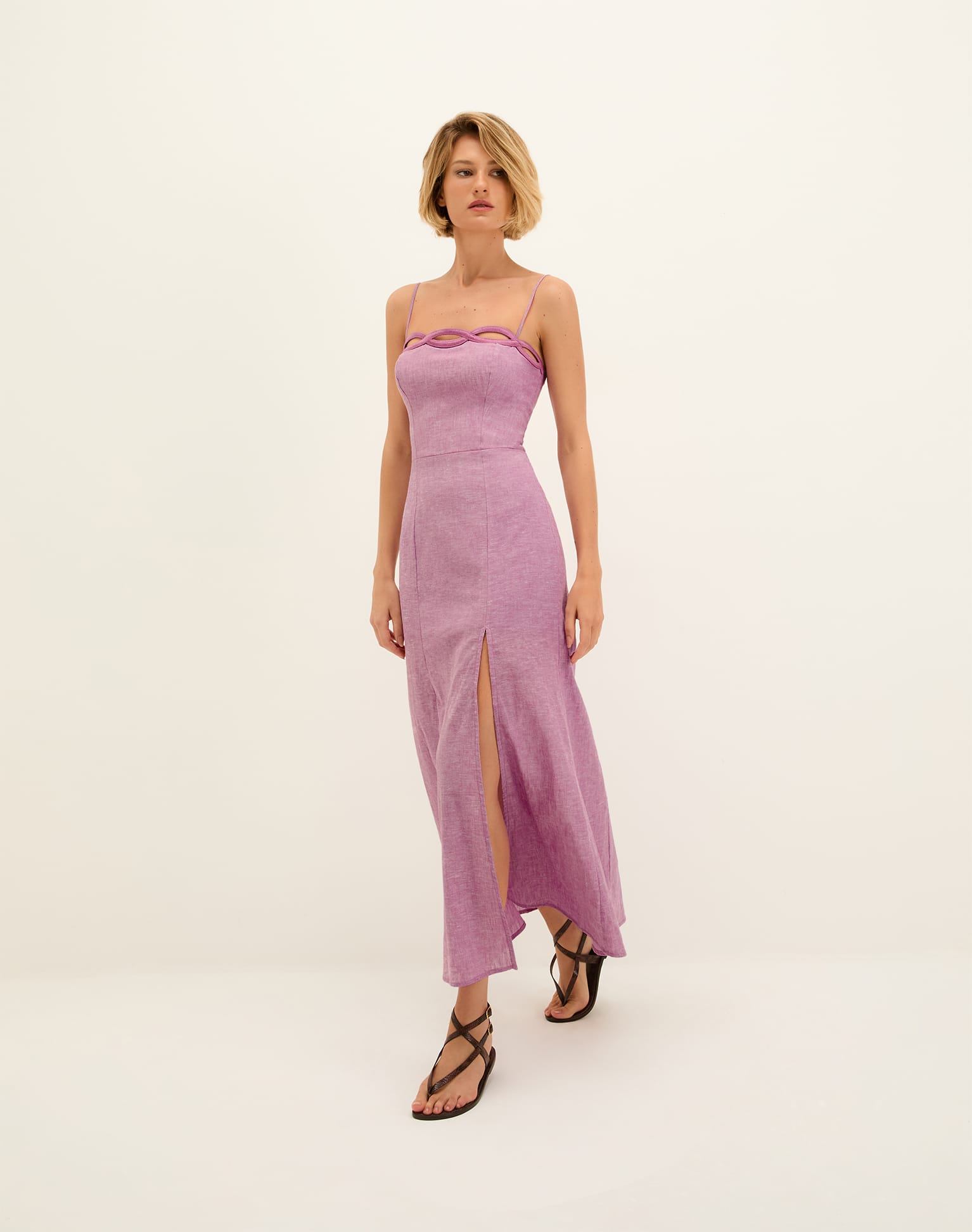 Bianca Long Dress - Valentine XS