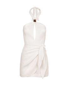 Luna Short Dress - Off White XS