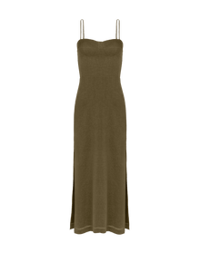 Mallorca Midi Dress - Evergreen XS