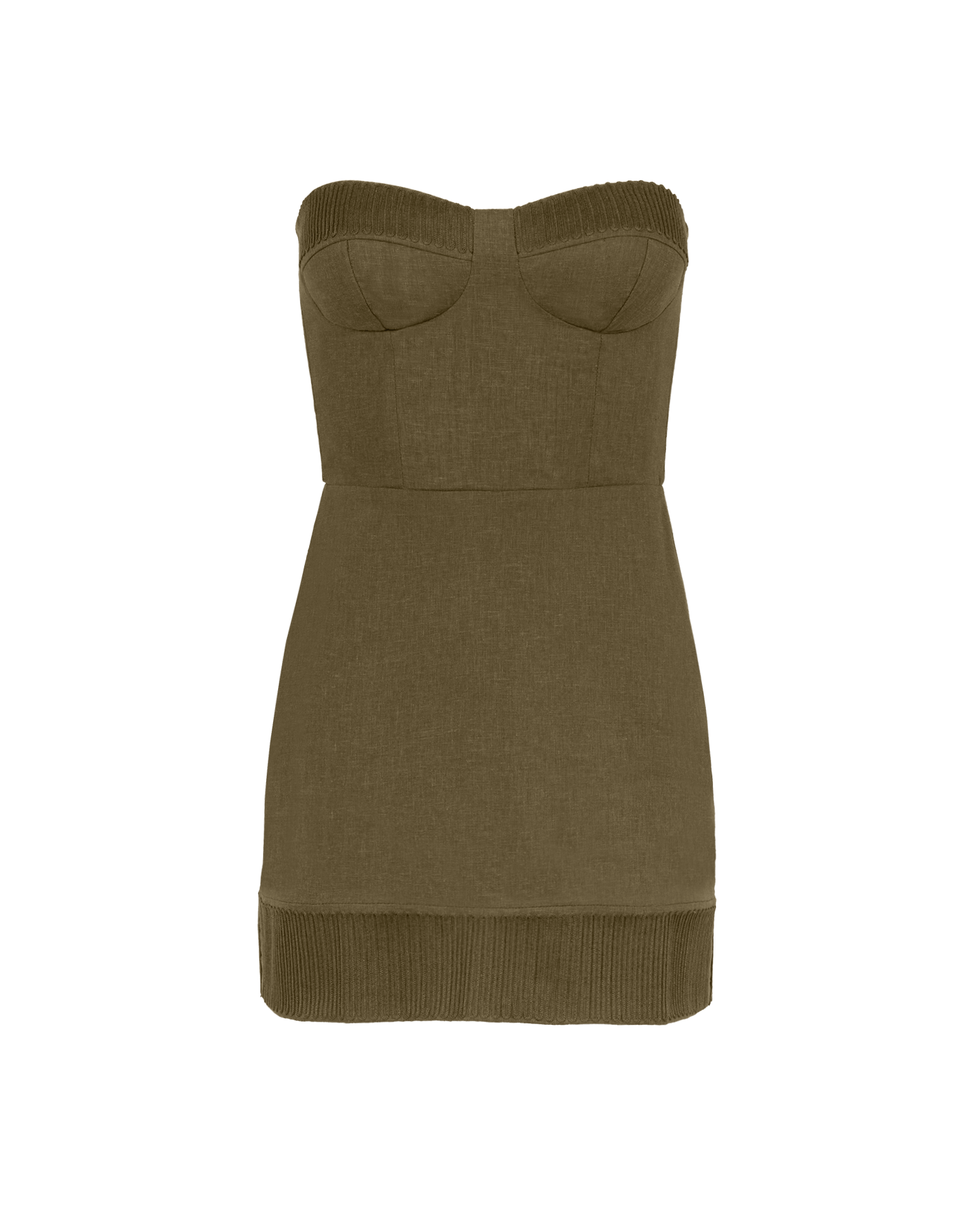 Mallorca Short Dress - Evergreen XS