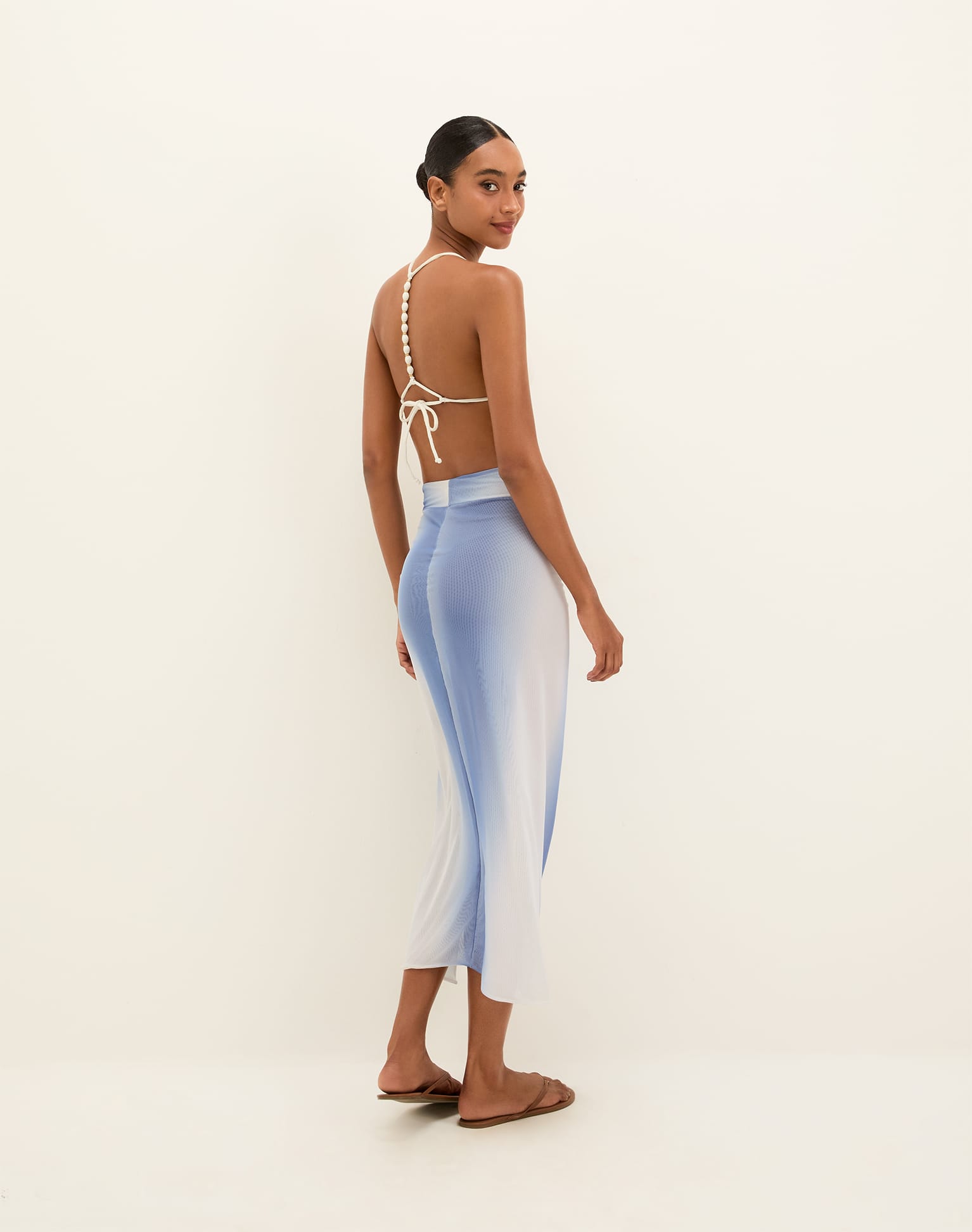 Karen Midi Skirt - Blue Moon XS