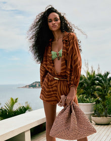 Mori Long Sleeve Blouse - Sundown XS