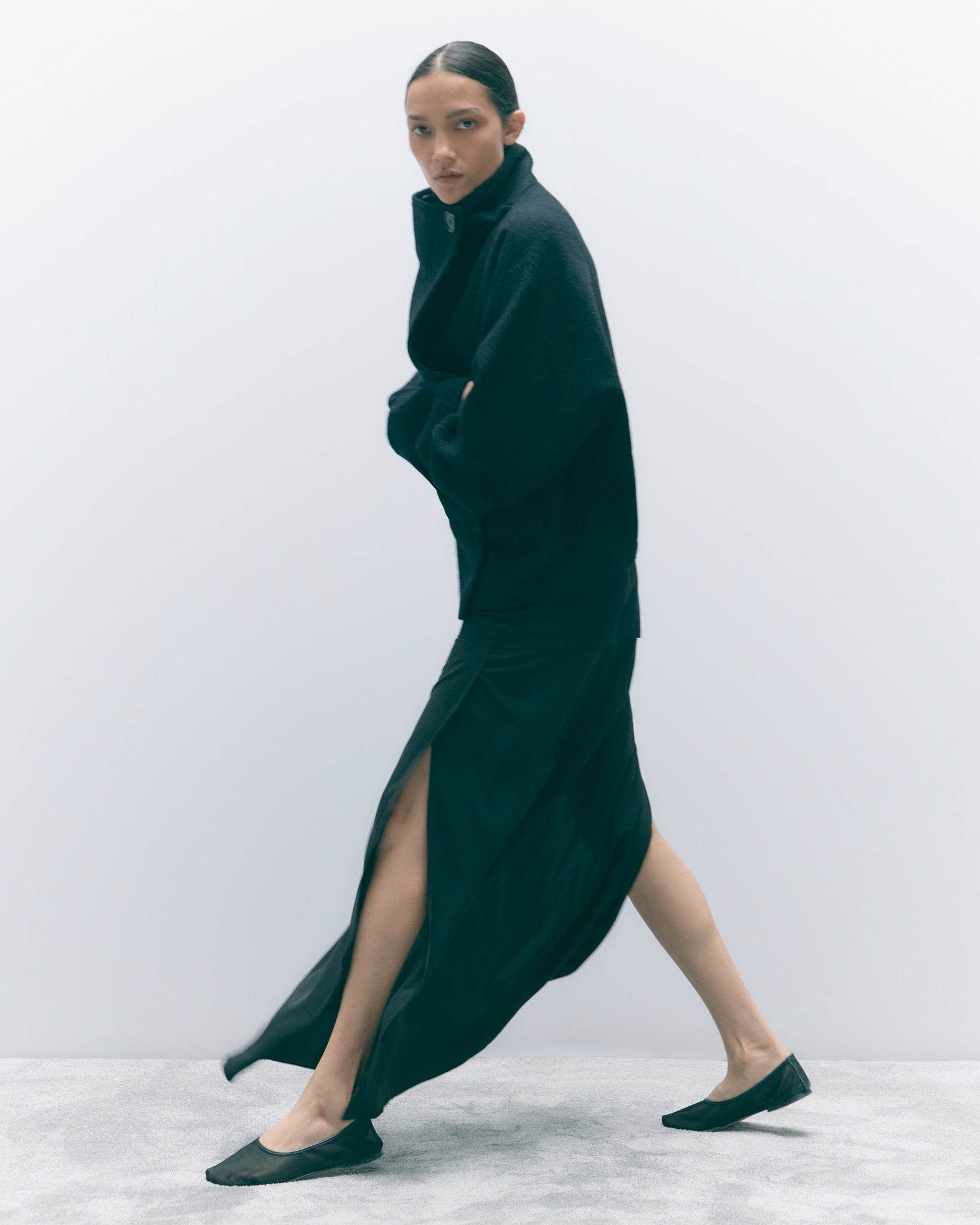 Charlotte | Augusta Tiered Maxi Skirt in Size Extra Small