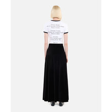 Velvet Long Skirt | Women | Black