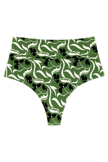 Added Coverage High Rise Bikini Bottom | Veronica Floral