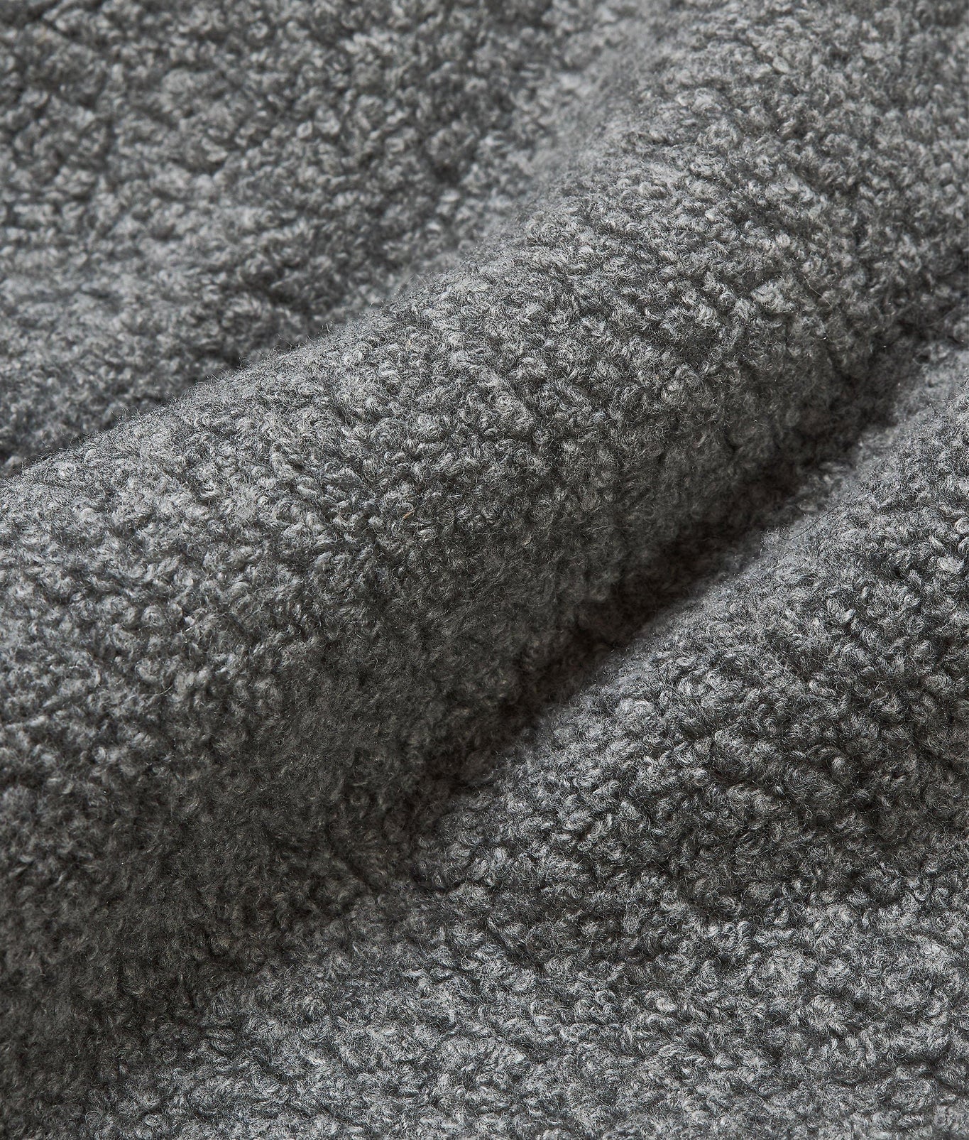 Vetle Relaxed Fit Hooded Fleece Sweatshirt | Grey Melange