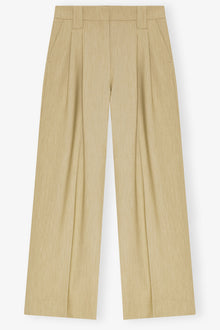 Twill Suiting Mid Waist Trousers | Boa