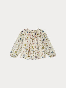 Girl | Brenda Blouse | Ecru Flowers