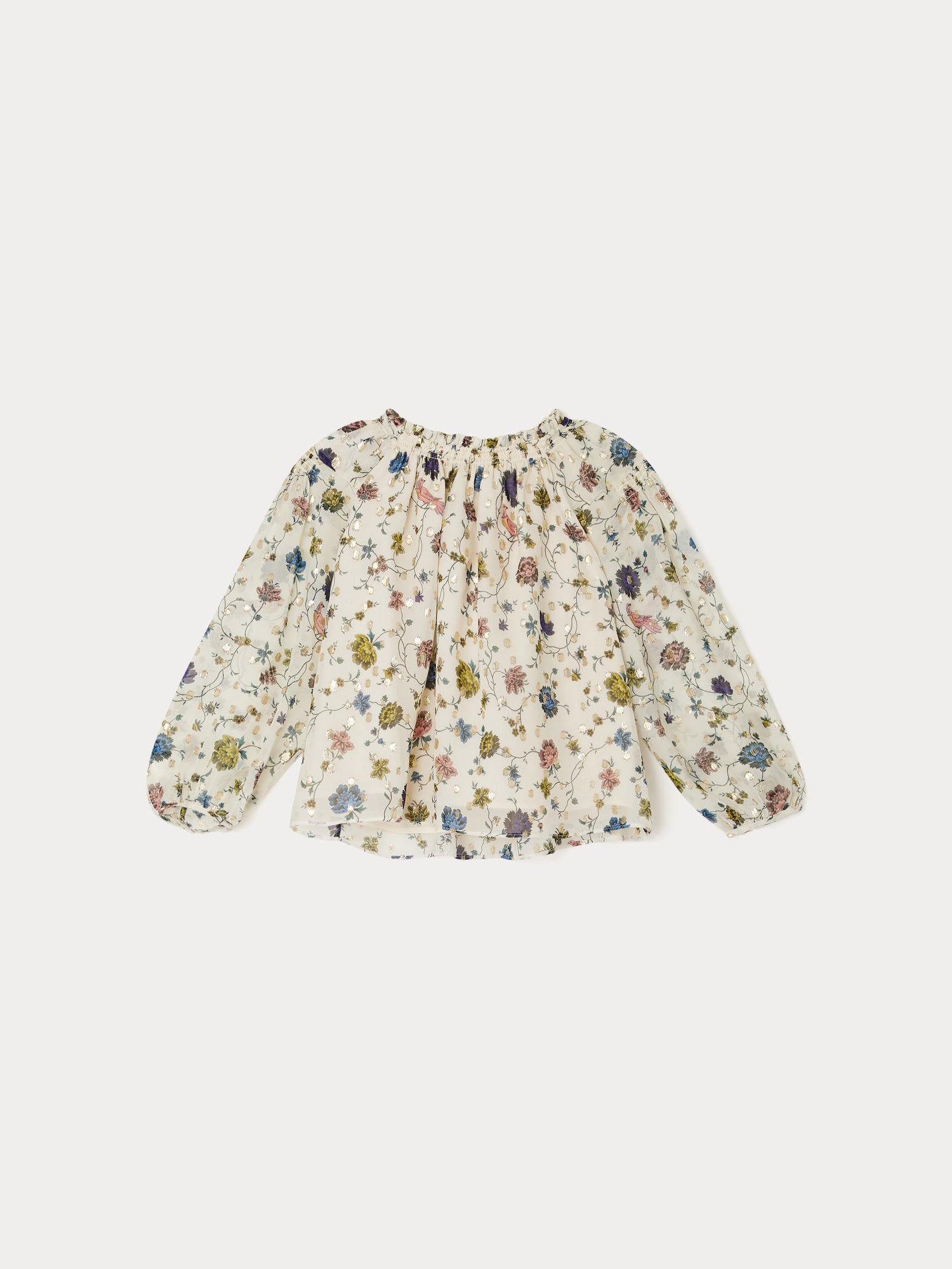 Girl | Brenda Blouse | Ecru Flowers