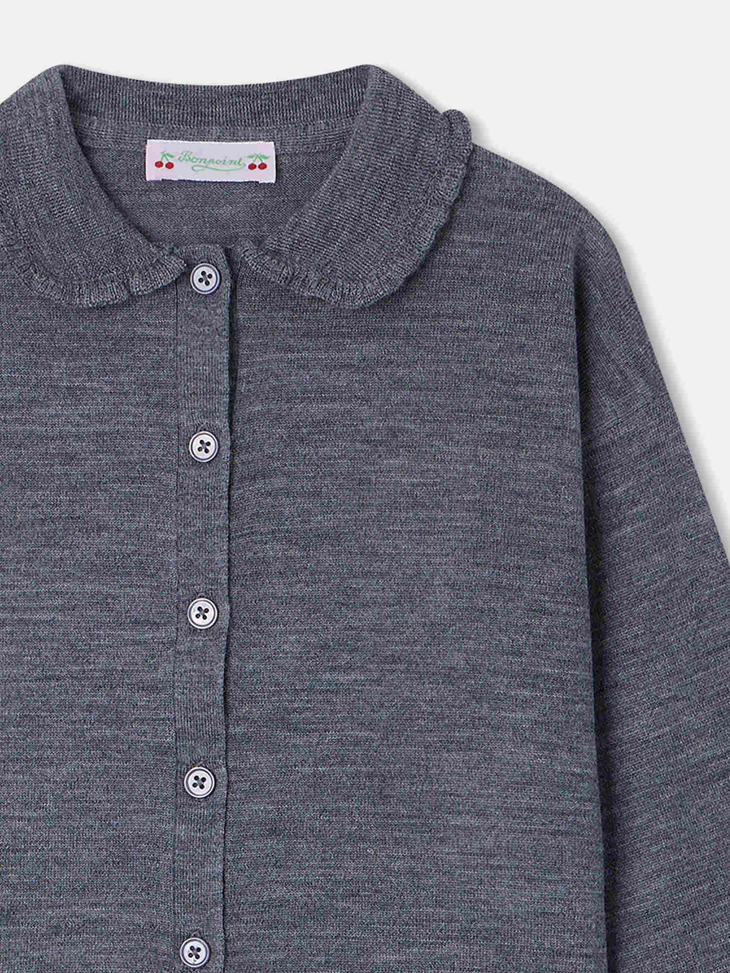Girl | Diana Cardigan | Medium Heathered Gray