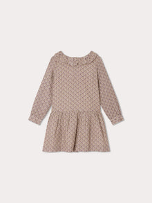 Girl | Mariela Dress | Taupe Flowers