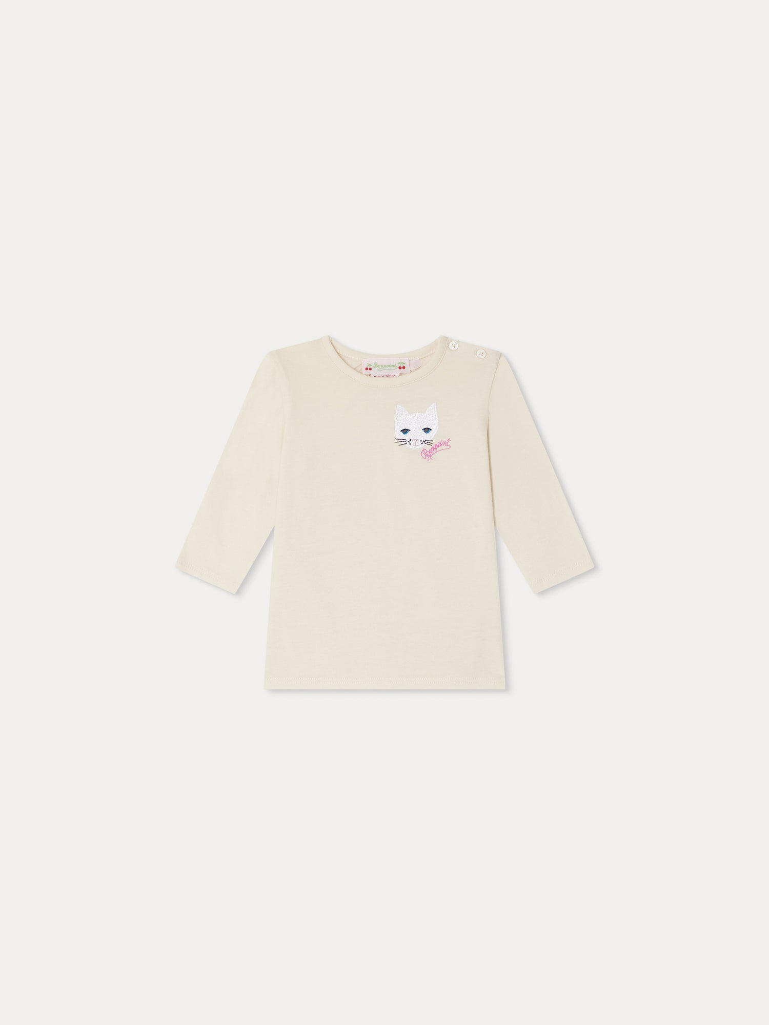 Girl | Tahsina Long Sleeved T Shirt | Alabaster White