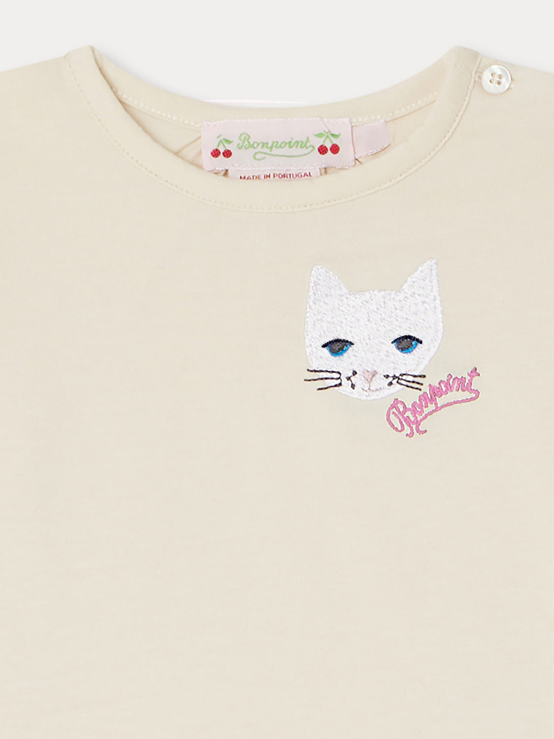 Girl | Tahsina Long Sleeved T Shirt | Alabaster White