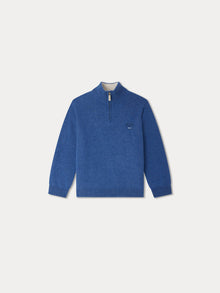 Boy | Gert Light Blue Cashmere Sweater | Gray Blue