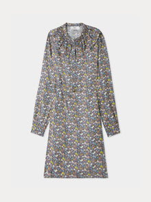 Women | Bonpoint X Vanessa Seward Glinda Made With Liberty Fabric Dress | Slate Grey