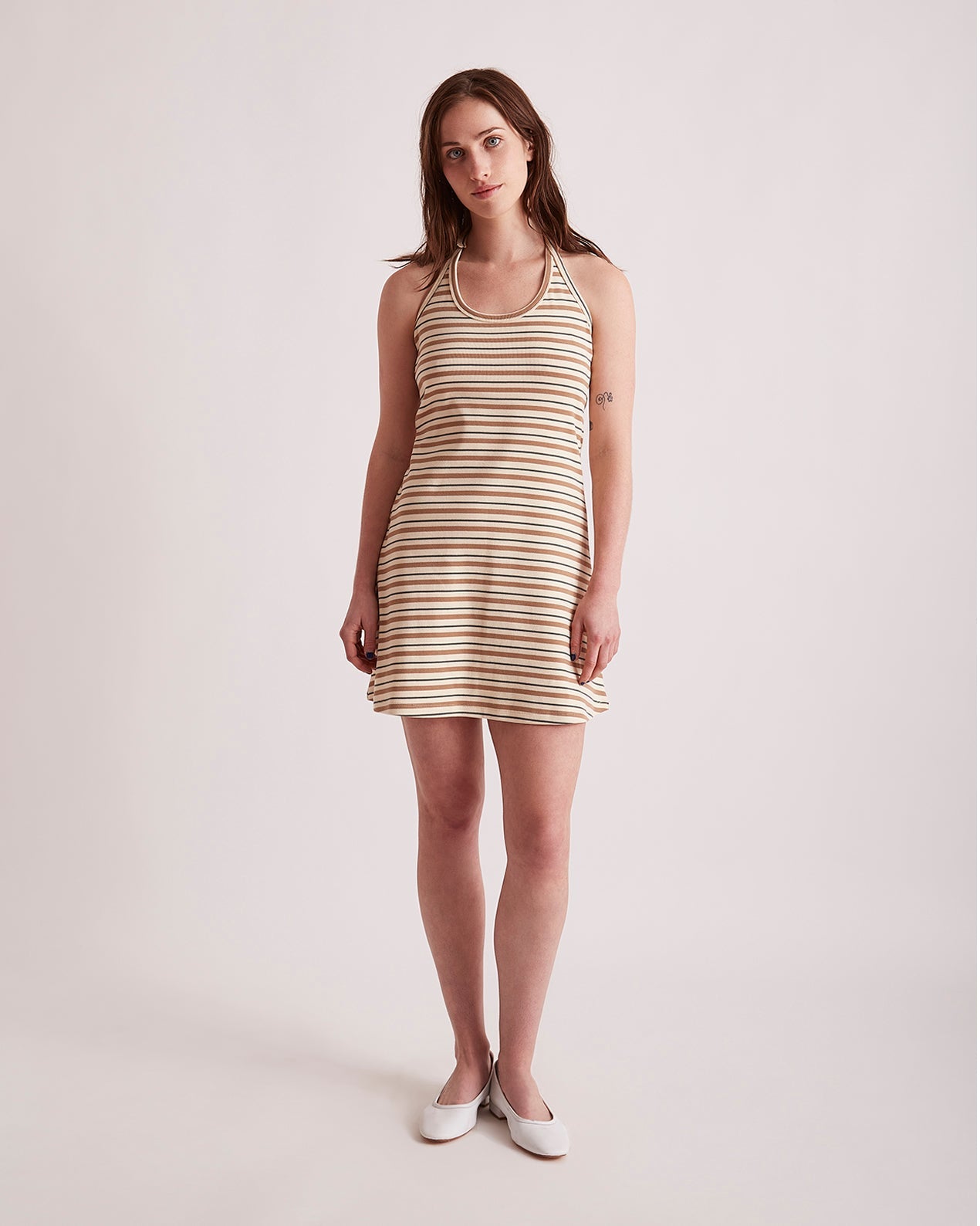 Natural | Jess Halter Dress