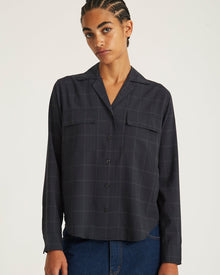 Black | Lomedico Gabardine LS Shirt