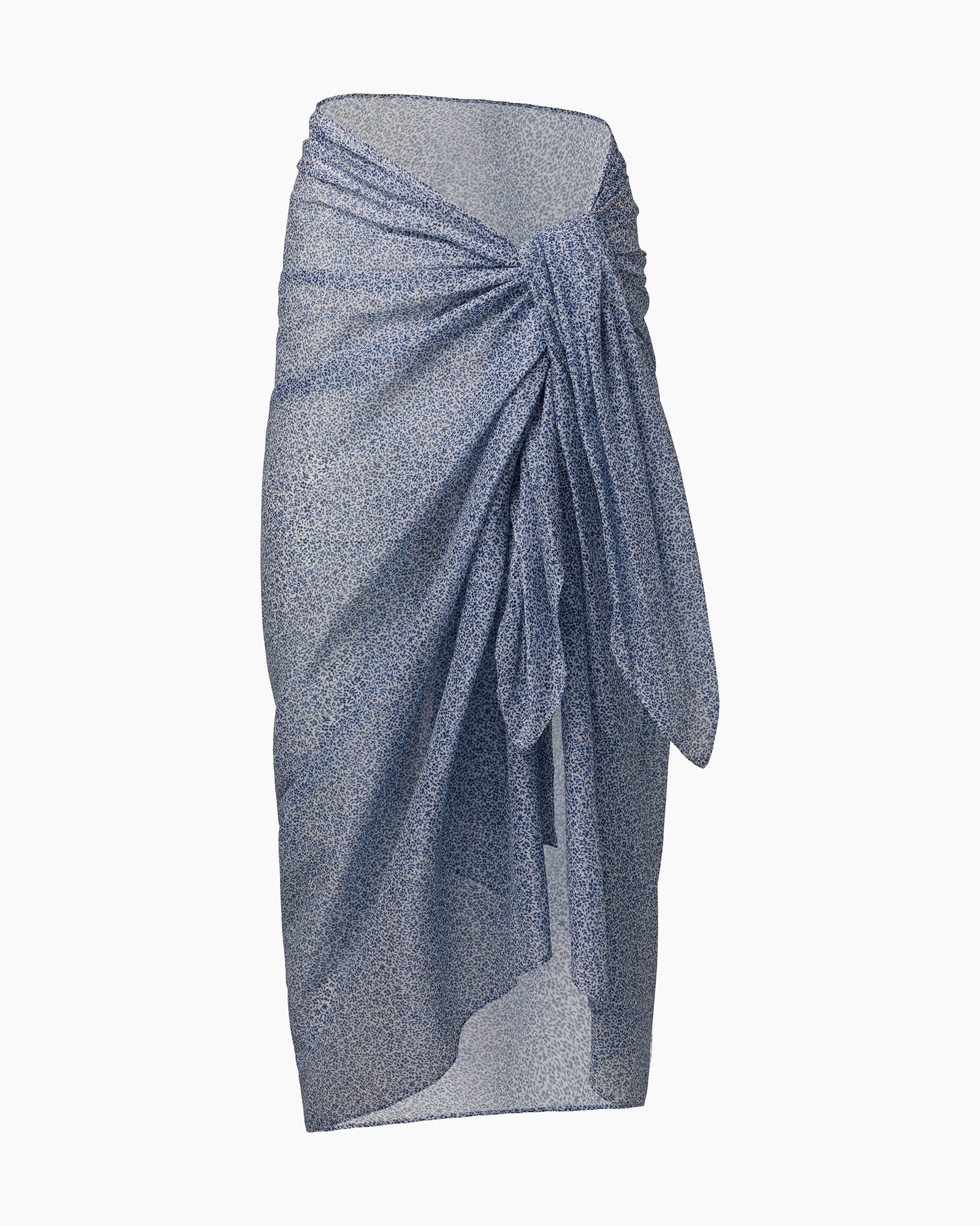 Womens | Cotton Chiffon Pareo | Deep Ultrmarine