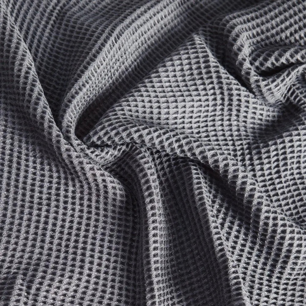 Slate | Bamboo Waffle Towels Bath Made With 100% Bamboo #Color_river
