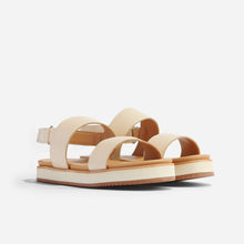 Go-To Flatform Sandal Bone Women's Leather Sandal Nisolo