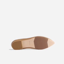 Womens | Fina Pointed Toe Flat | Almond