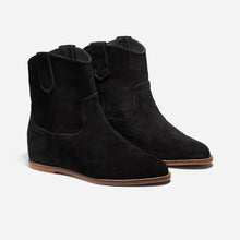 Womens | Amaya Bootie | Black Suede