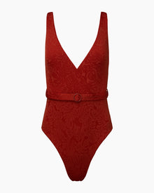 Womens | Michelle One Piece | Dark Red