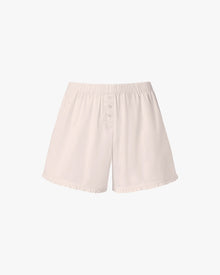 Ruffle Boxer Short | Ivory