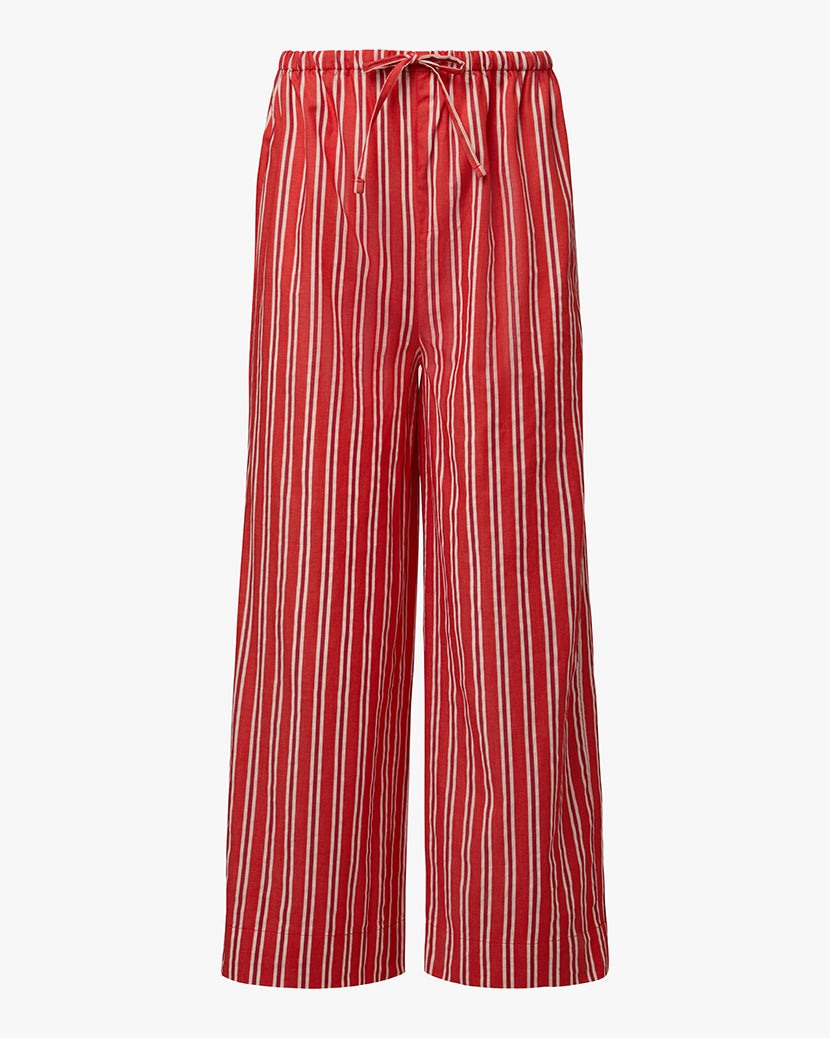 Tie Waist Pant | Vibrant Red