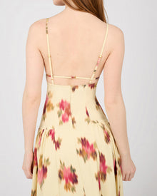 Flare Panel Midi Dress | Sand