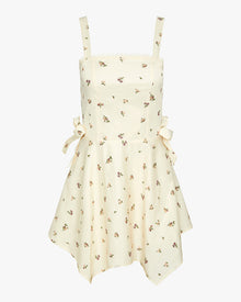 Handkerchief Mini Dress | Ivory