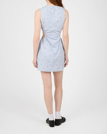 Cut Out Mini Dress | Sky