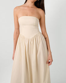 Corset Maxi Dress | Ivory