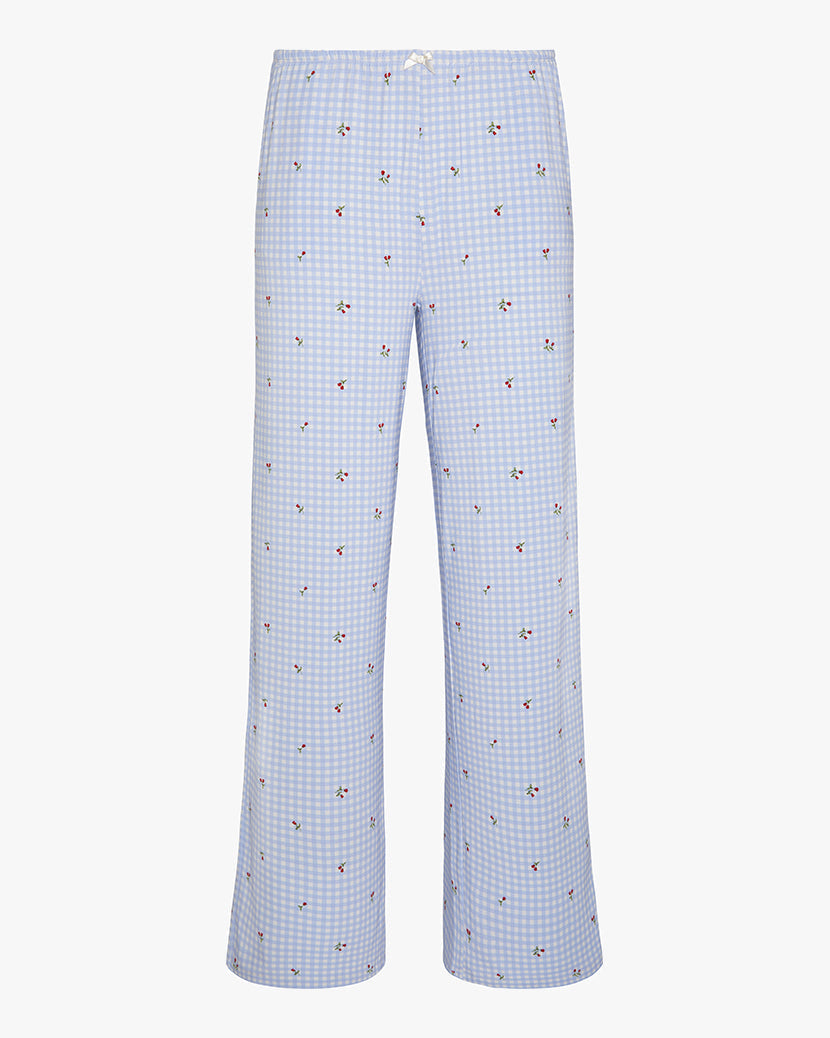Pull-On Pants | Baby Blue/Ivory