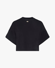 Cropped Sleep Tee | Black