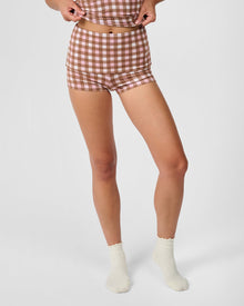 Fold-Over Short | Pink/Brown