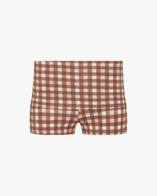 Fold-Over Short | Pink/Brown