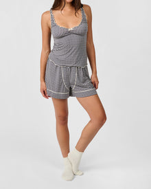 Lettuce Edge Tank | Antique White/Black