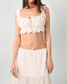 Double Tie Top | Ivory