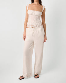 Tie Waist Pant | Ivory