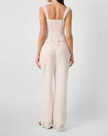 Tie Waist Pant | Ivory