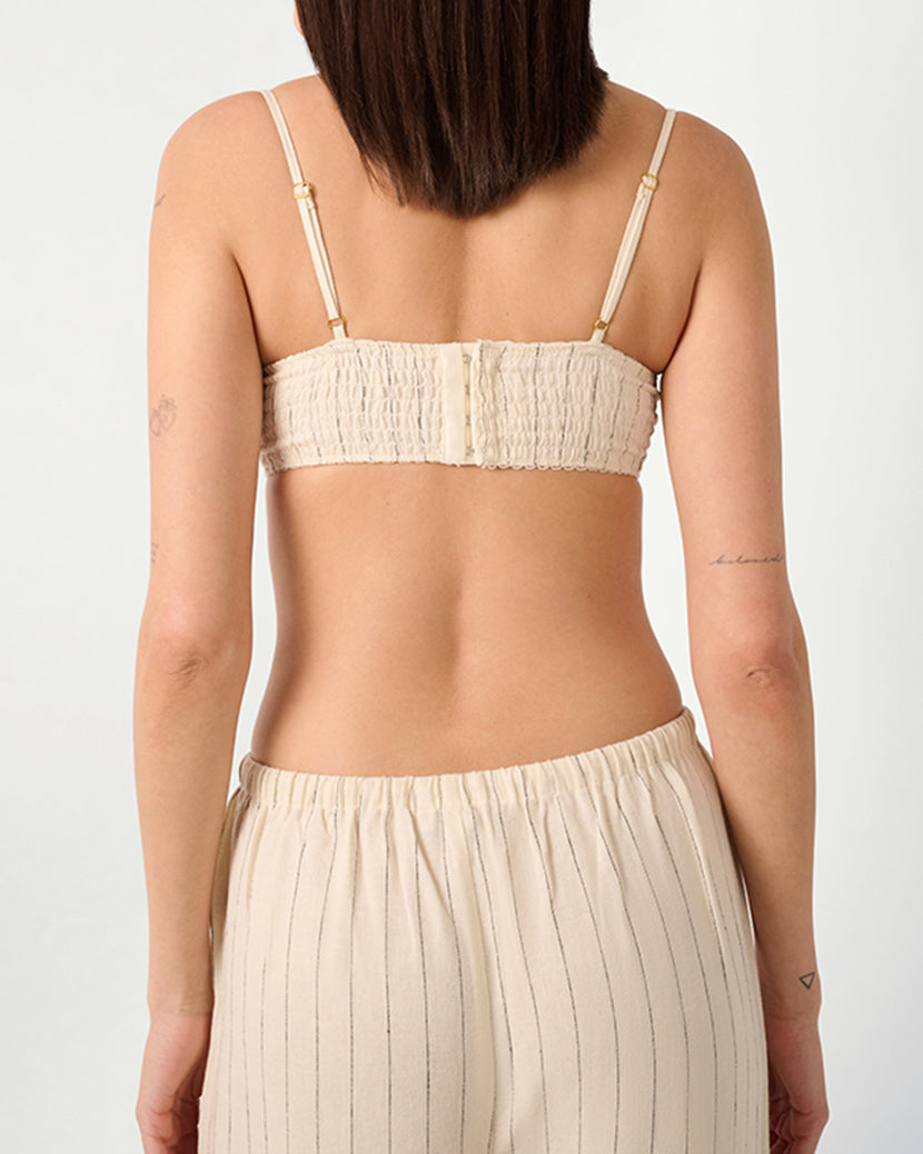 Underwire Bra Top | Antique White