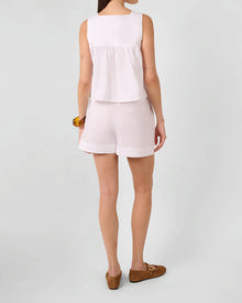 Tie Waist Short | Classic White