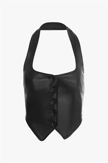 Halter Vest | Black