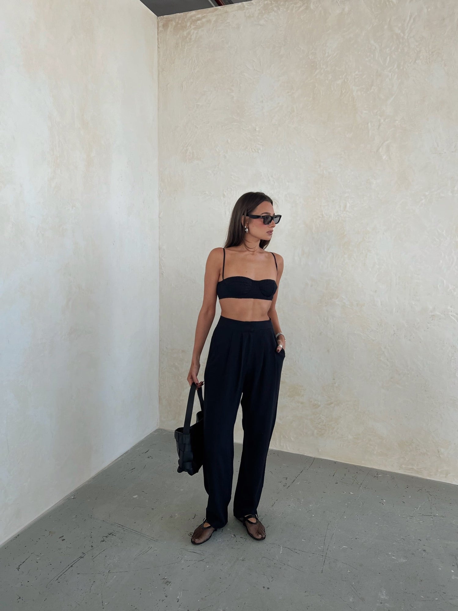 Underwire Bra Top | Black