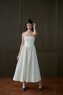 Corset Maxi Dress | Ivory