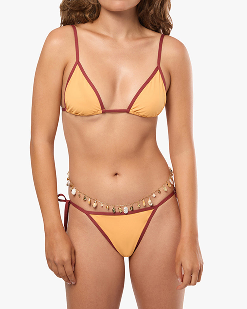 Cooper Top | Orange Cream/Sangria